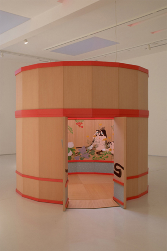 installation view of "hana wa no ni aruyouni" at Robert & Tilton gallery