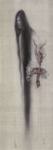 Painting "Nyctalopia" by Fuyuko Matsui (2005, collection of Mr. Akimitsu Naruyama) Photo: Yokohama Museum of Art 