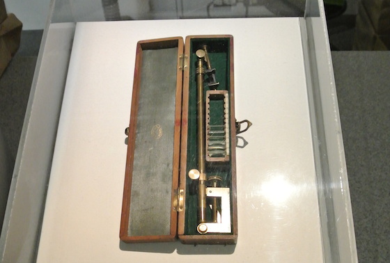 Replica of "Camera Lucida" used in the 19th Century to draw a scenery.
